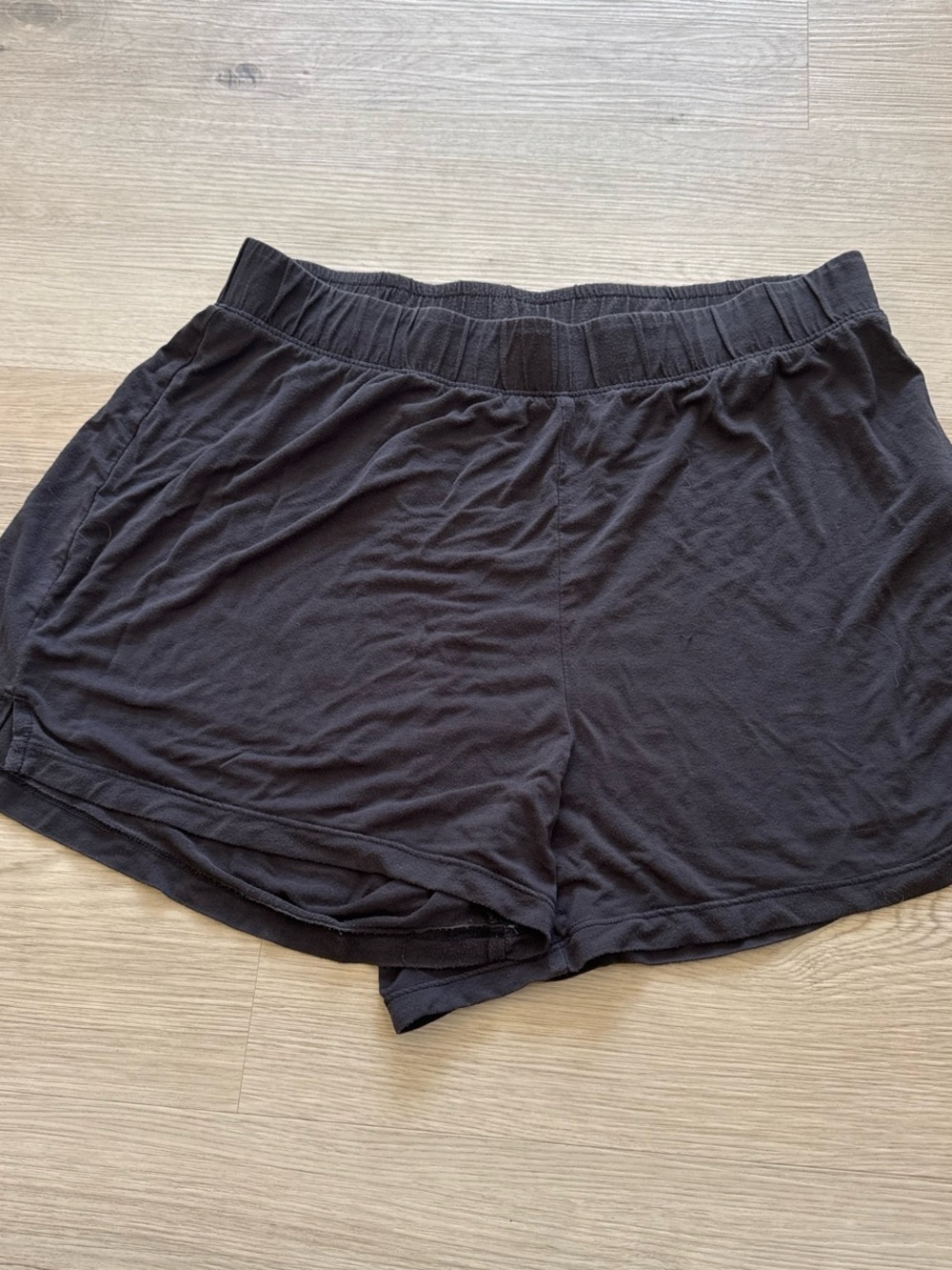 Women’s Black Shorts with Elastic Waistband